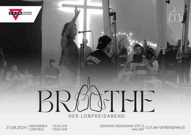 BREATHE - Lobpreisabend im CVJM am 31. August