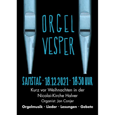 Orgelvesper am 18. Dezember