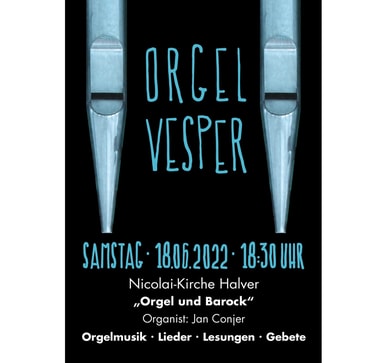 Orgelvesper am 18. Juni