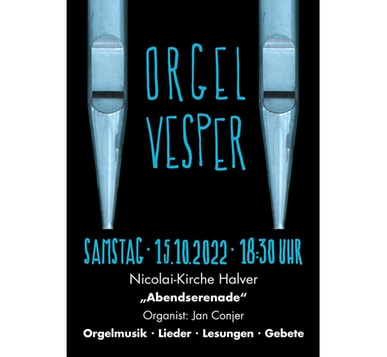 Orgelvesper am 15. Oktober